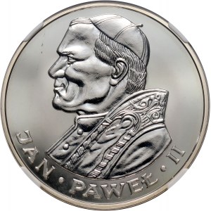 PRL, 200 złotych 1986, Valcambi, Jan Paweł II, stempel zwykły