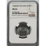 PRL, 1 złoty 1968