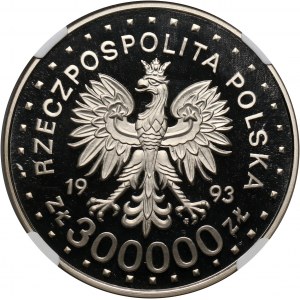 III RP, 300000 złotych 1993, Powstanie w Getcie Warszawskim, PRÓBA, nikiel