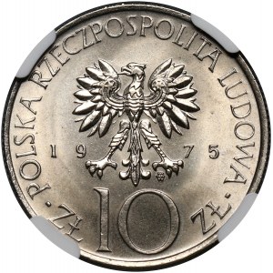 PRL, 10 złotych 1975, Adam Mickiewicz
