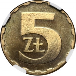 PRL, 5 złotych 1984, PROOFLIKE