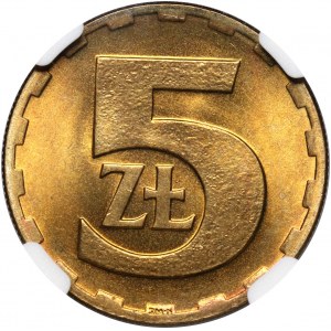 PRL, 5 złotych 1977