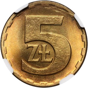 PRL, 5 złotych 1976