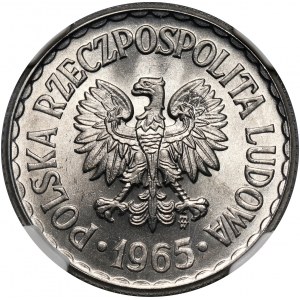 PRL, 1 złoty 1965