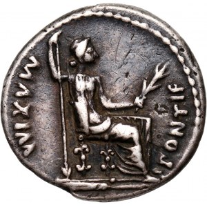 Roman Empire, Tiberius 14-37, Denar, Lugdunum