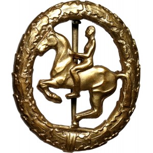 Germany, Golden Equestrian Badge, (Deutsches Reiterabzeichen)