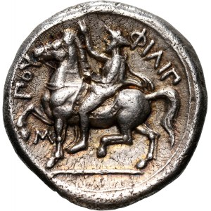 Grecja, Macedonia, Filip II 359-336 p.n.e., tetradrachma, Amfipolis