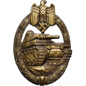 Germany, Third Reich, Bronze assault badge of armored forces (Panzerkampfabzeichen)