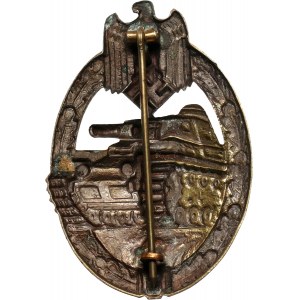 Germany, Third Reich, Bronze assault badge of armored forces (Panzerkampfabzeichen)