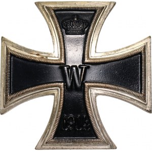 Niemcy, Cesarstwo Niemieckie, Krzyż żelazny 1 klasy 1914, (Eisernes Kreuz 1. Klasse 1914) z nakrętką
