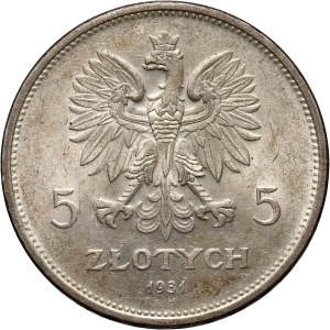 II RP, 5 złotych 1931, Warszawa, Nike