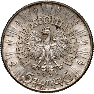 II RP, 5 złotych 1934, Warszawa, Józef Piłsudski