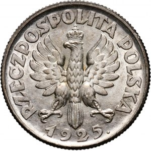 II RP, 1 złoty 1925, Londyn, Żniwiarka