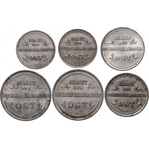 OST, rocznikowy komplet monet 1916