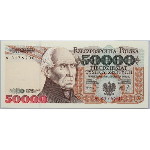 III RP, 50000 złotych 16.11.1993, seria A
