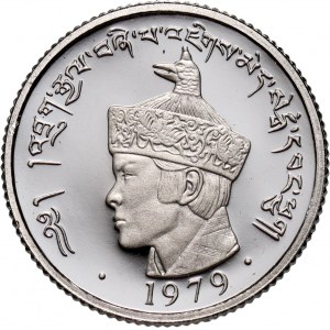 Bhutan, Jigme Singye Wangchuk, set of 3 platinum coins from 1979, proof