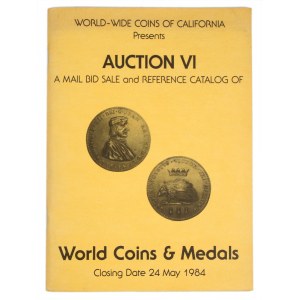 World-Wide coins of California, Katalog aukcyjny, Aukcja VI, 24 maja 1984