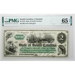 USA, South Carolina, Columbia, 2 Dollars 1873