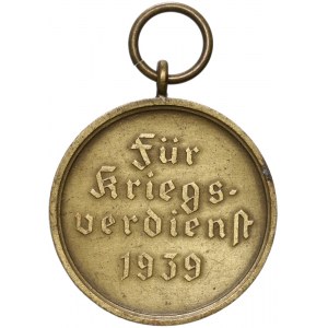 Niemcy, III Rzesza, Medal Zasługi Wojennej 1939 (Kriegsverdienstmedaille), lot 542 sztuk