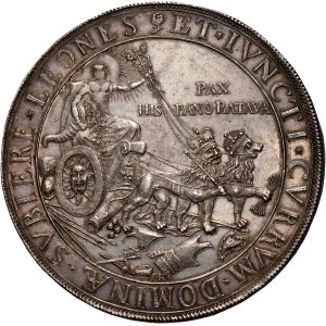 Niemcy, Münster, medal z 1648 roku, zawarcie Pokoju westfalskiego