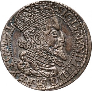 Zygmunt III Waza, szóstak 1596, Malbork, duża głowa i SEv zamiast SEX