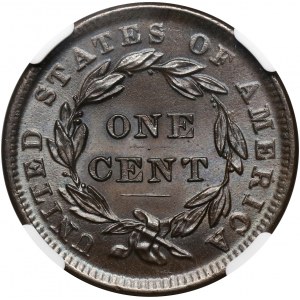 Stany Zjednoczone Ameryki, cent 1839, Filadelfia, Head of 1838