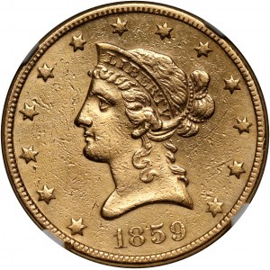 USA, 10 Dollars 1859, Philadelphia