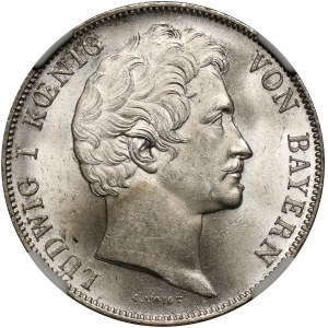 Niemcy, Bawaria, Ludwik I, gulden 1844, Monachium