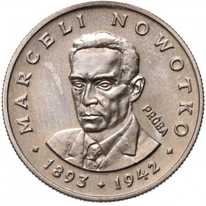 PRL, 20 złotych 1974, Marceli Nowotko, PRÓBA, miedzionikiel