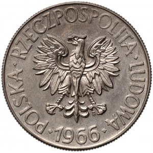 PRL, 10 złotych 1966, Tadeusz Kościuszko, PRÓBA, miedzionikiel