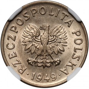 PRL, 20 groszy 1949, miedzionikiel