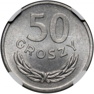 PRL, 50 groszy 1949, aluminium