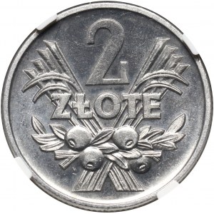 PRL, 2 złote 1958, Jagody, PROOFLIKE
