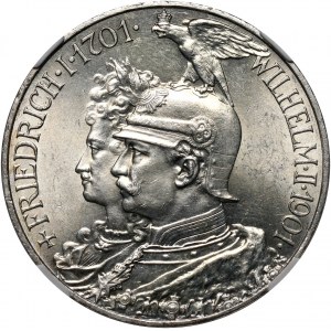 Germany, Prussia, Wilhelm II, 5 Mark 1901 A, Berlin, 200th Anniversary of the Kingdom of Prussia