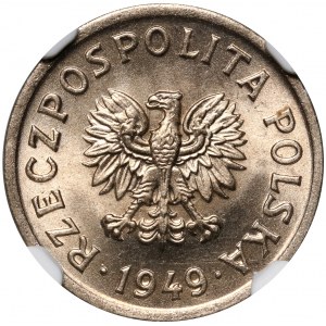 PRL, 10 groszy 1949, miedzionikiel
