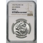 II RP, 10 złotych 1933, Warszawa, Jan III Sobieski