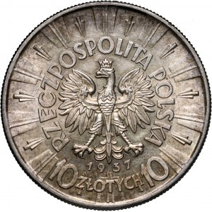 II RP, 10 złotych 1937, Warszawa, Józef Piłsudski