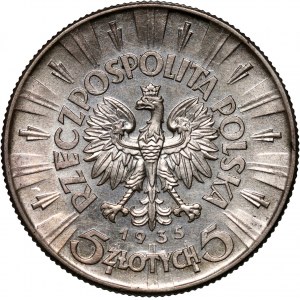 II RP, 5 złotych 1935, Warszawa, Józef Piłsudski