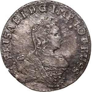 Rosja, Elżbieta I, monety bite dla Prus, 6 groszy 1762, Królewiec