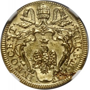 Watykan, Innocenty XIII, Scudo d'oro, rok II (1722), Rzym