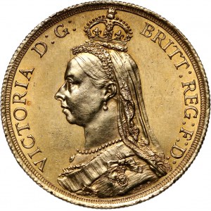 Wielka Brytania, Wiktoria, 2 funty 1887, Londyn