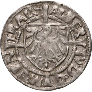 Zakon Krzyżacki, Albrecht Hohenzollern, grosz 1521, Królewiec