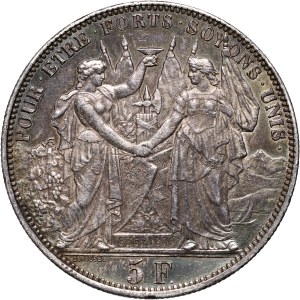 Szwajcaria, 5 franków (talar strzelecki) 1876, Lozanna