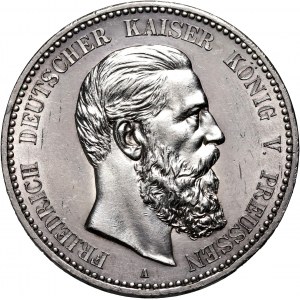 Germany, Prussia, Friedrich III, 5 Marks 1888 A, Berlin