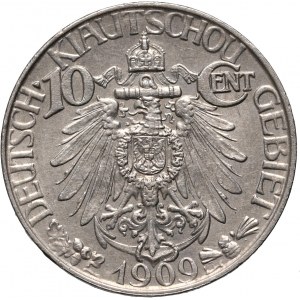 Niemcy, Kiautschou, 10 centów 1909, Berlin