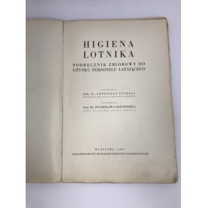 Higiena Lotnika Podręcznik zbiorowy do użytku personelu latającego 1937