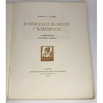 Zaleski Zygmunt O rzeczach błahych i wiecznych z drzeworytami K. Brandla