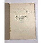 Rocznik Krakowski tom IX red. Stanisław Krzyżanowski