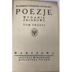 Tetmajer Kazimierz Poezje Biblioteka Polska [okładka Procajłowicz]