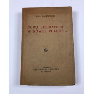 Pomirowski Leon Nowa literatura w Nowej Polsce 1933